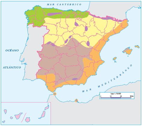 Pista Dramaturgo Interesar Los Climas De Espa A Mapa Mucho Bien Bueno