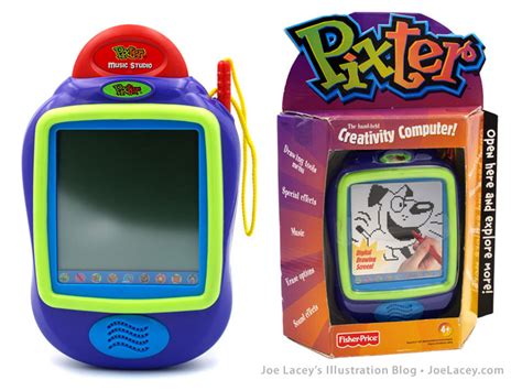 Joe Lacey talks about PIXTER, the handheld video game console by Fisher-Price.