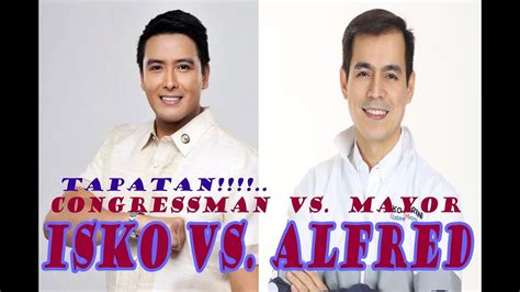 Alfred Vargas, Kinabog ni Isko Moreno - YouTube