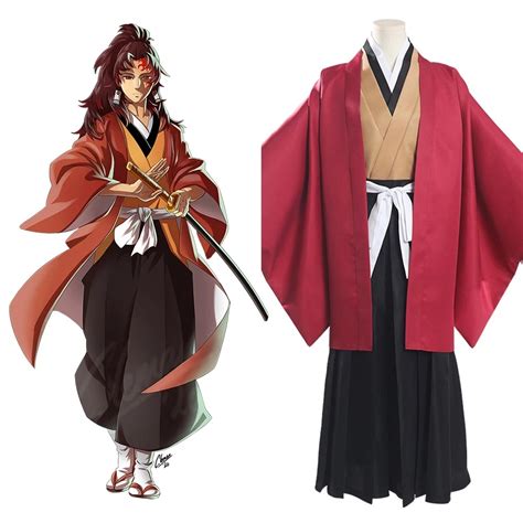 Anime Demon Slayer Kimetsu No Yaiba Cos Tsugikuni Yoriichi Coat Men