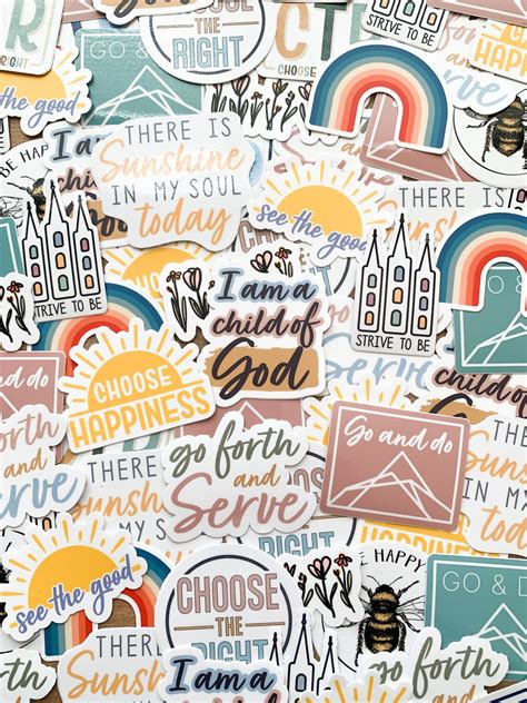 Lds Missionary Stickers Lds Stickers For Missionary Latter Etsy