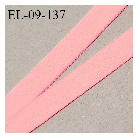 Elastique 9 Mm Lingerie Couleur Rose Flashy Largeur 9 Mm Allongement