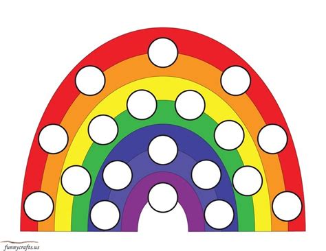 Rainbow Dot Art Rainbow Dot Art 25 Dot Activity