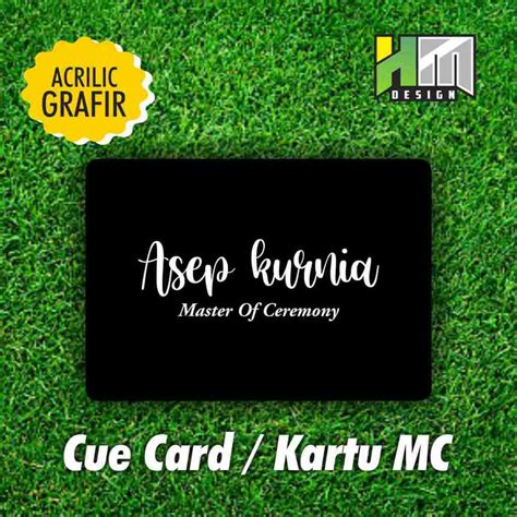 Jual Cue Card Mc Kartu Mc Master Of Ceremony Tulisan Ukir Grafir