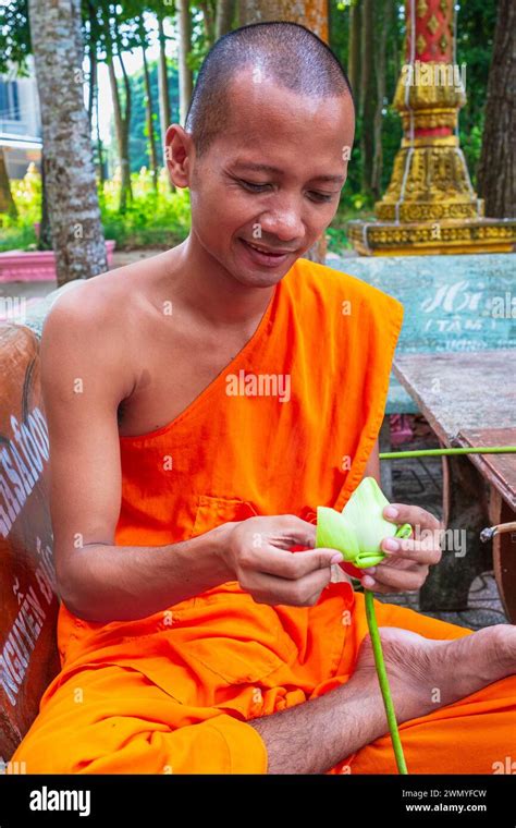 Vietnam Mekong Delta Surroundings Of Tra Vinh The Khmer Ang Pagoda