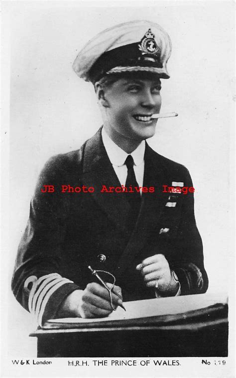 English Royalty RPPC Prince Edward Of Wales Smoking A Cigarette