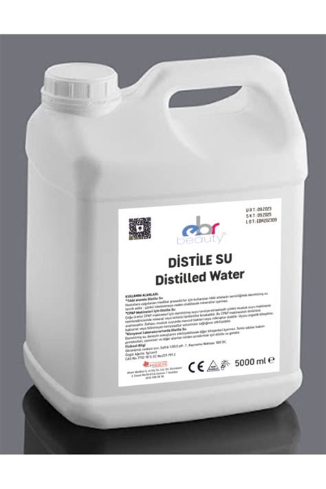 Ebr Beauty Distile Su 5 Lt Distiled Water Fiyatı Yorumları Trendyol