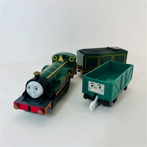 THOMAS & FRIENDS Trackmaster Emily Motorized Train Engine + Green ...