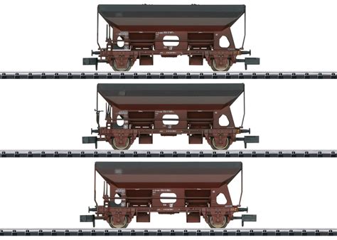 Minitrix G Terwagen Set Seitenentladewagen Modell Technik Ziegler