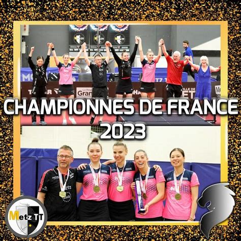 Championnes De France 2023 Site Officiel Du Metz TT Club De