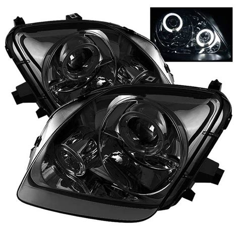 Spyder Auto Honda Prelude 97 01 Projector Headlights LED Halo Smoke