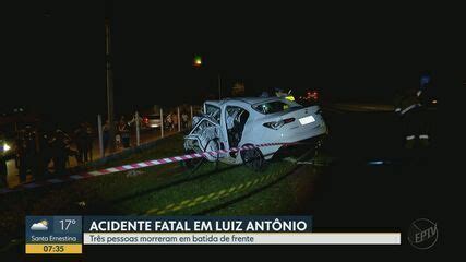 Acidente Carros Mata Tr S E Deixa Quatro Feridos Em Lu S Ant Nio