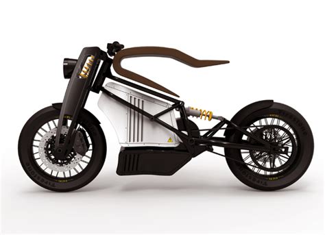 e-Raw Electric Bike Features Elastic Wooden Seat with Steel Frame ...