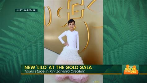 You Gotta Hear Dis New Lilo At The Gold Gala Youtube