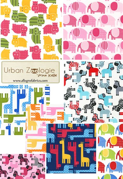 Urban Sale Zoologie Fabric By Ann Kelle For Robert Kaufman Spring