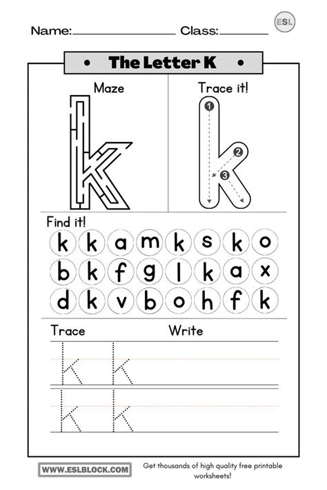 Letter Tracing Worksheets A Z Preschool And Kindergarten Printable Artofit