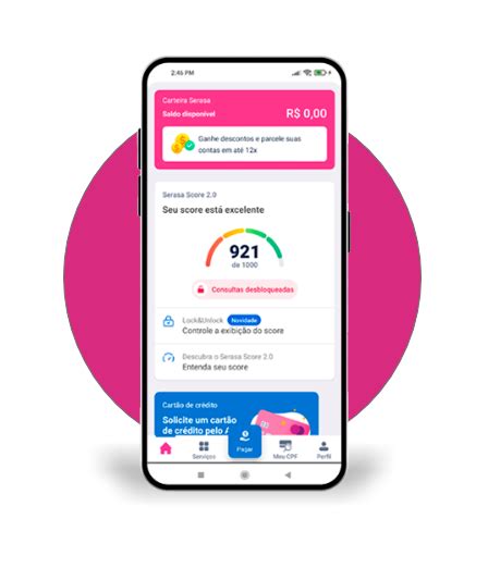 Aplicativo Serasa Consulta De Cpf E Serasa Score Gr Tis Serasa