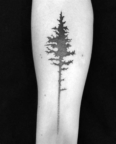 60 kleine Baum Tattoos für Männer Maskuline Design Ideen Mann Stil