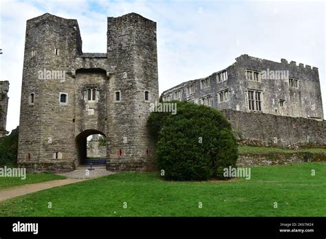 Berry Pomeroy Castle Stock Photo - Alamy