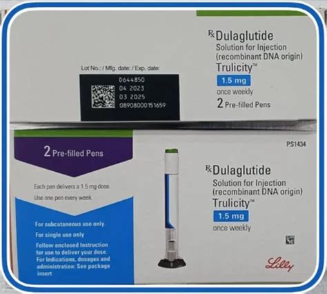 Dulaglutide Injection Strength 1 5 Mg At Rs 3500 Box Dulaglutide