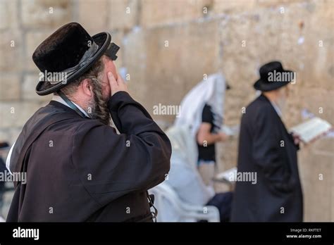 Jerusal N Israel De Noviembre De Religioso Jud O Ortodoxo