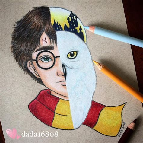 Harry Potter Hedwig Drawing at PaintingValley.com | Explore collection ...