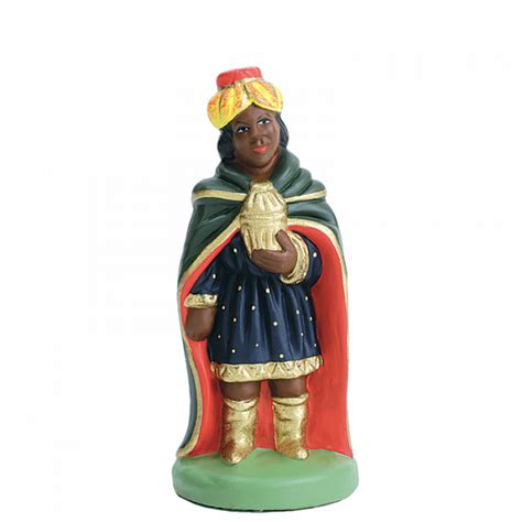 Santon Roi Mage Balthazar De 7cm Santons Escoffier