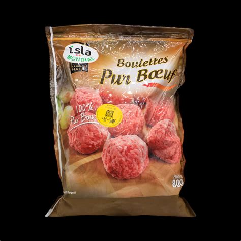 Boulettes Pur Boeuf Isla Mondial Halal Chez Vous