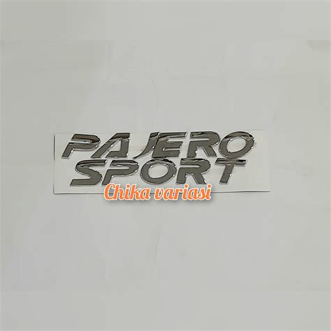 Embleme Emblem Logo Kap Mesin Mobil Mitsubishi Pajero Sport Logo Kap