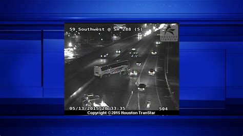 Bus Wreck Blocks All Southbound Lanes Of Highway 59 At Highway 288 For