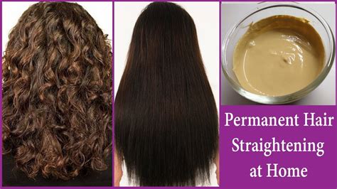 Permanent Smooth Hair Straightening At Home Instant And Permanent