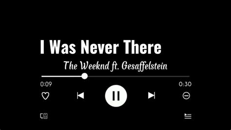 The Weeknd I Was Never There Ft Gesaffelstein Lyrics Youtube