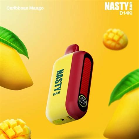 Nasty Caribbean Mango Puffs Disposable Vape Distro