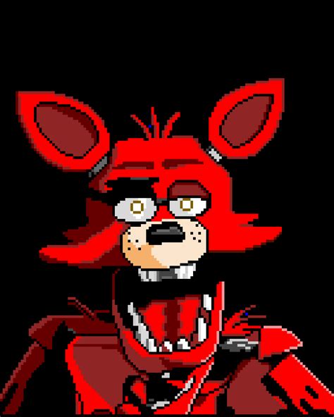 Jump Scare Foxy Pixel Art