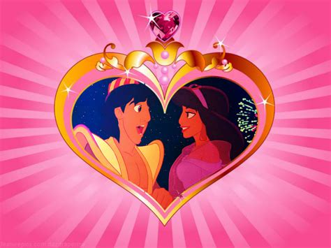 Jasmine And Aladdin Disney Valentines Day Fan Art 34484894 Fanpop