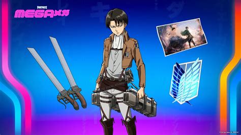 Fortnite X Attack On Titan Levi Skin Youtube