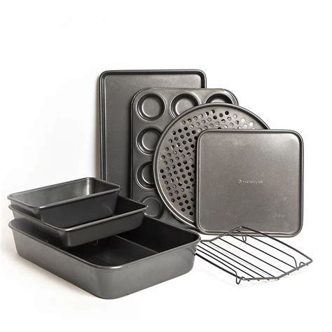 Masterclass 7pc Non Stick Roasting Set With Roasting Pans Baking Trays Baking Pans Loaf Pan