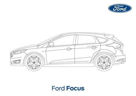 Ford Focus Coloring Pages Coloring Pages