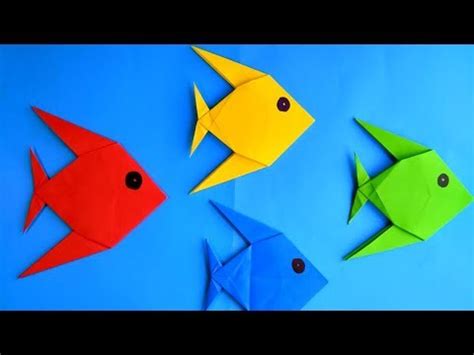 Pez De Papel Origami Facil De Hacer How To Make A Paper Fish YouTube