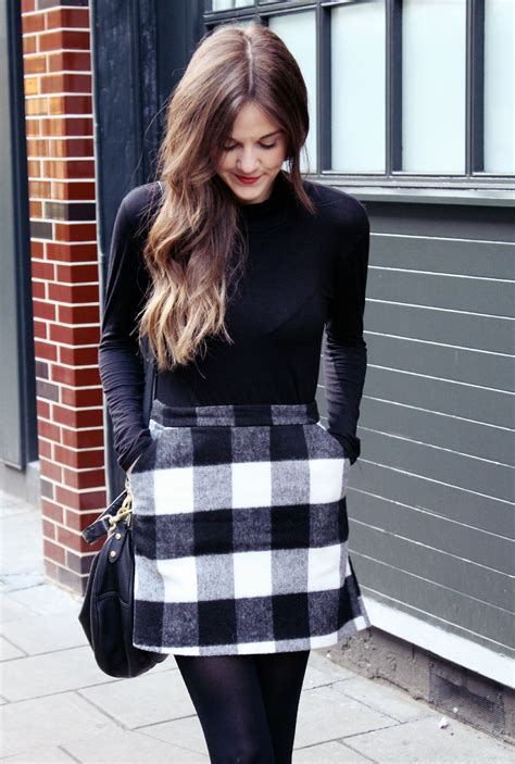 Love Cloth Uk Fashion Blog Check Mate Checkered Skirt Outfit