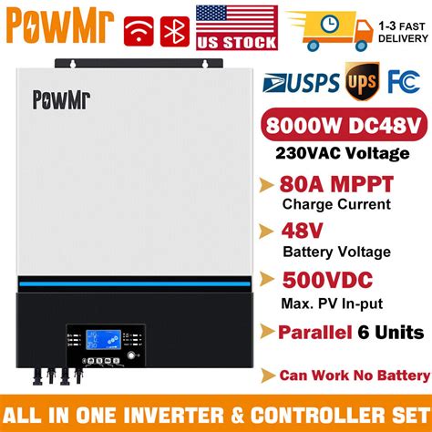 Mpp Solar X Lv Hybrid Solar Inverters Ul Listed Off