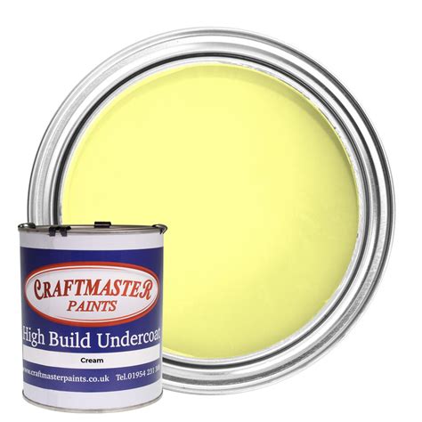 Craftmaster High Build Undercoat Cream 1 Litre