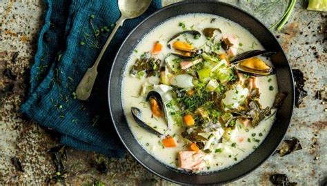 Fiskesuppe Med Torsk Og Reker Oppskriftskroken Fiskesuppe