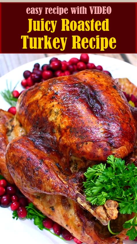 Juicy Roasted Turkey Recipe With VIDEO Reserveamana