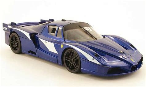 Coche Miniatura Ferrari Enzo Fxx 118 Hot Wheels Evoluzione Bleu Coches Miniaturases