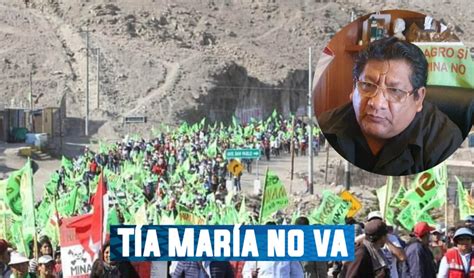 El FDTA apoyará protesta en Valle de Tambo ante Boluarte pretende