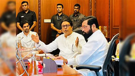 Various Delegations Led By Raj Thackeray Meet The Chief Minister Eknath