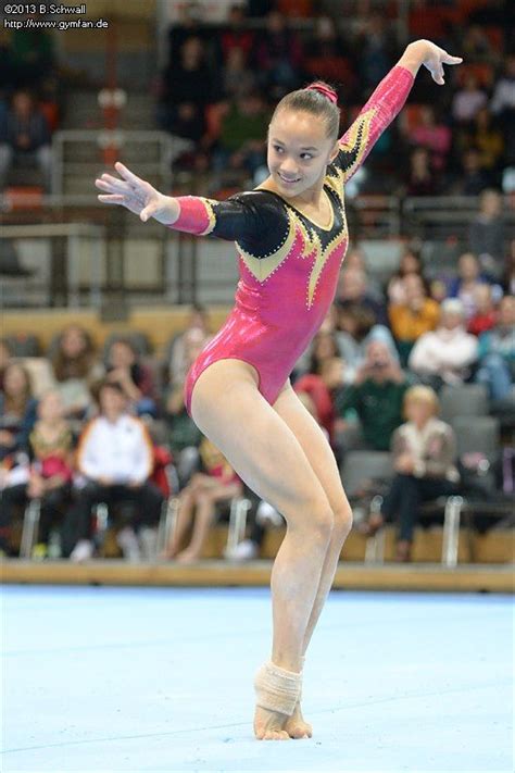 German Talent Kim Janas Female Gymnast Leotards Dynamic Athlete Germany Ballet Dance