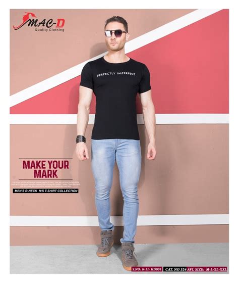 Round 10 Colors Men Half Sleeves Cotton T Shirts Size M L Xl Xxl At