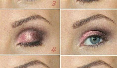 Technique De Maquillage Yeux Bleus Fard A Paupiere En Rose Maquillage